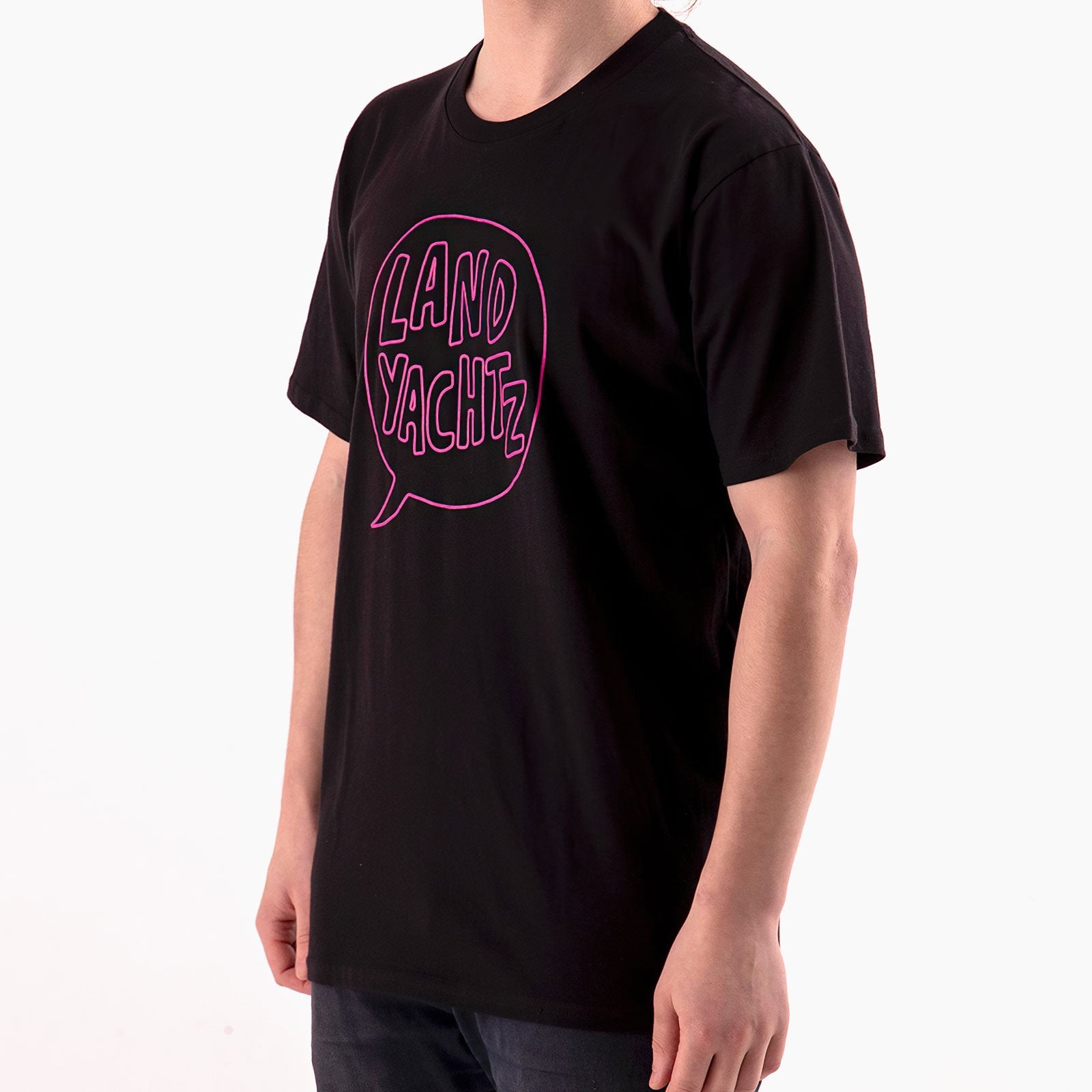 120CL-TSBOBKS-T_Shirt_-_Bubble_Outlined_-_Black_-_Small-Apparel-Front_Angle-Web_0b6222ae-cff5-4ec4-a09f-922bed4912f6