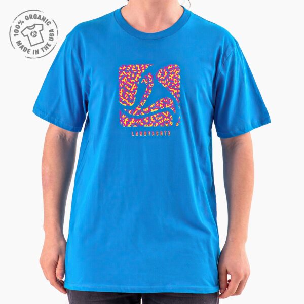 T Shirt - Turing Logo - Malibu Blue
