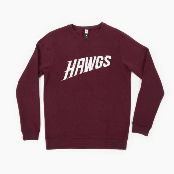 Hawgs Crew Sweater - Burgundy