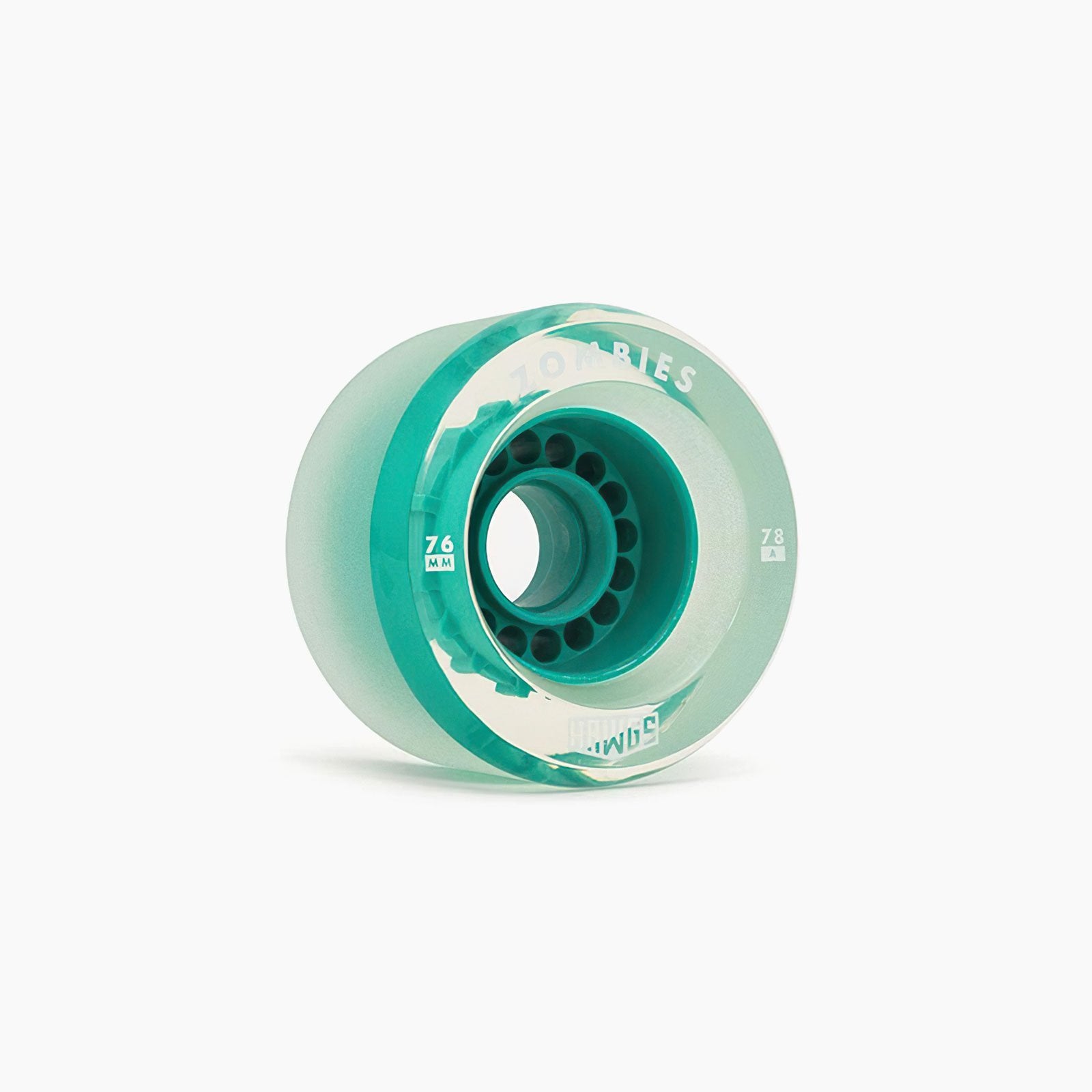 Hawgs-Wheels_Clear-Zombie-Hawgs_76mm_Longboard_Teal_SkateboardAngle_tall_9f23897a-0701-4c6c-b41b-d9366ea66cdd