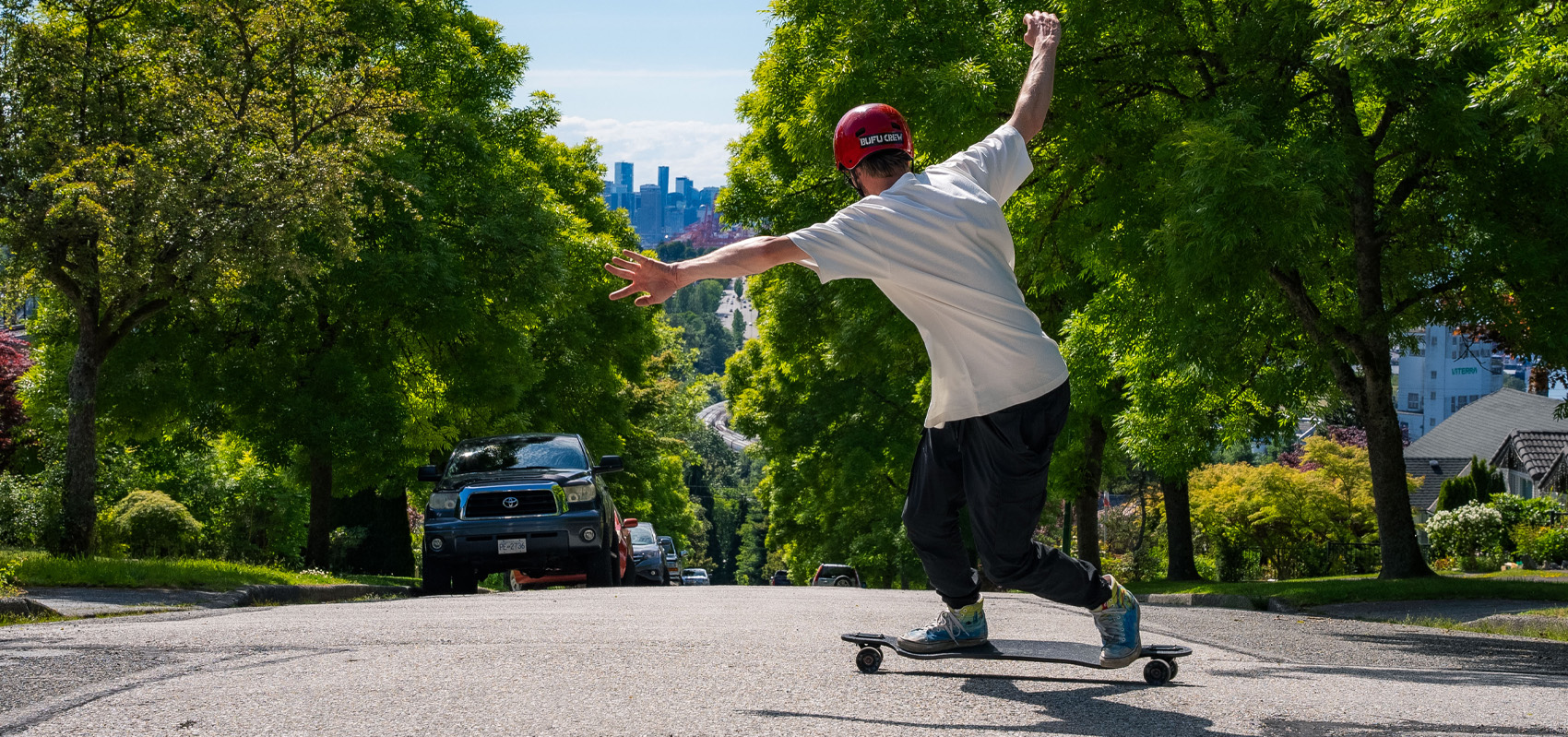 Dillon Swithblade Longboard Banner